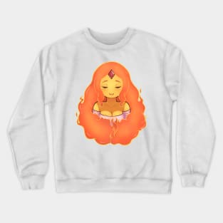 Flame Princess Crewneck Sweatshirt